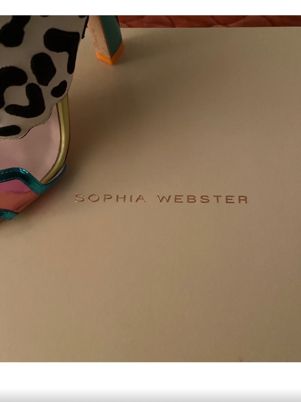 Sophia Webster Teal and Turquoise Strappy Sandals - Picture 4 of 9